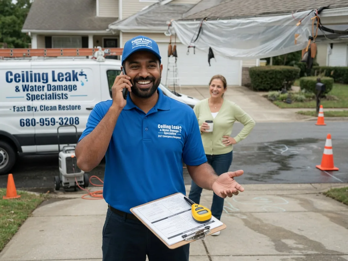 Ceiling Leak Cleanup Fisk, MO FAQs